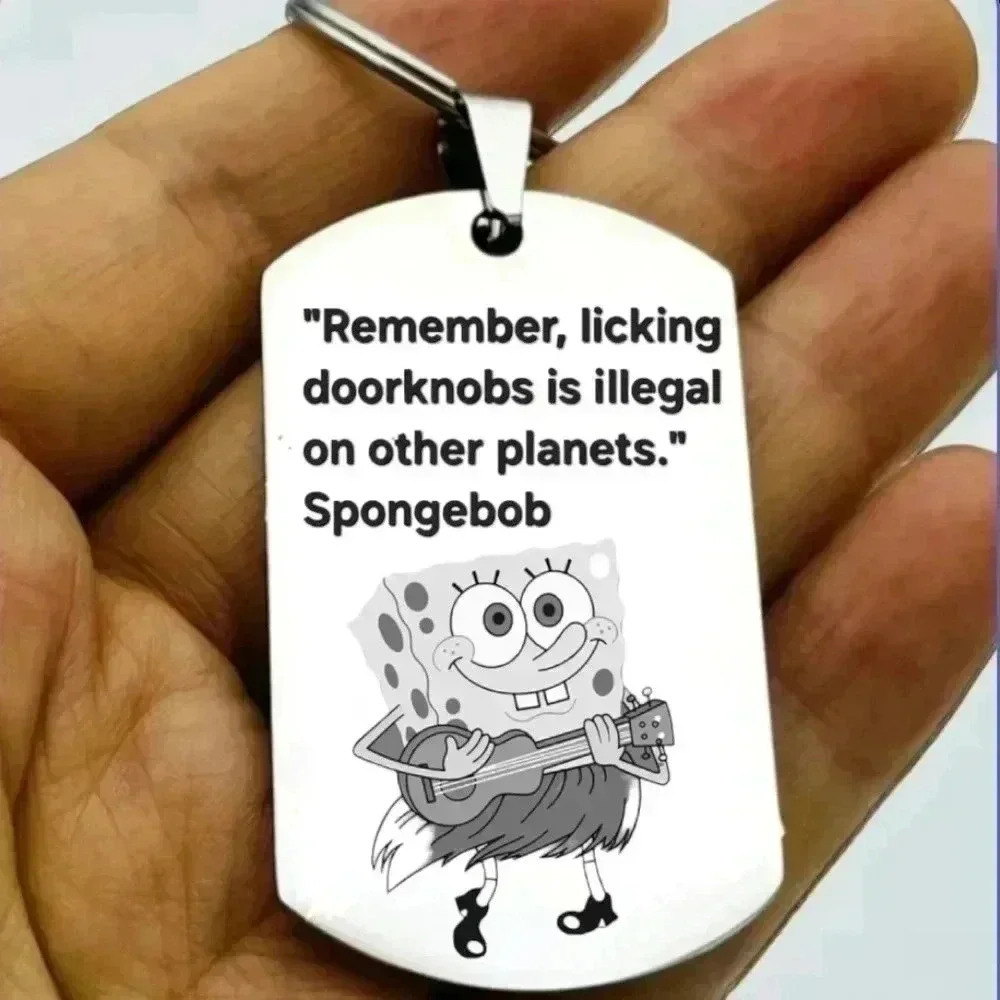 SpongeBob SquarePants Hot Funny Keychain